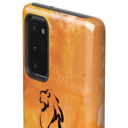 Disney The Lion King Mufasa Water Color Art Galaxy Note20 5G Pro Case