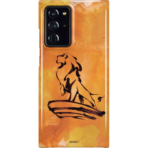 Disney The Lion King Mufasa Water Color Art Galaxy Note20 Ultra 5G Lite Case