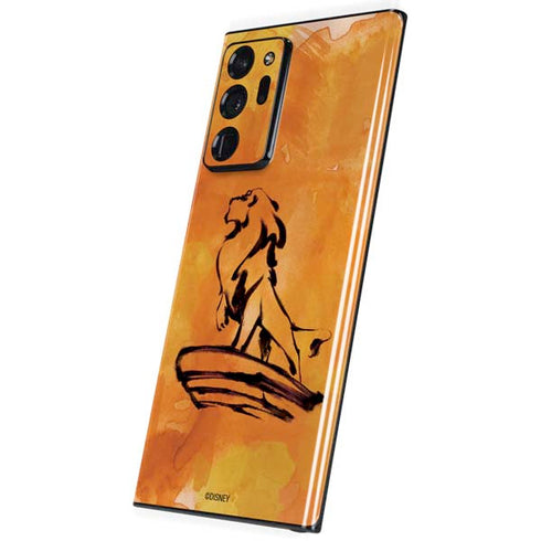 Disney The Lion King Mufasa Water Color Art Galaxy Note20 Ultra 5G Skin