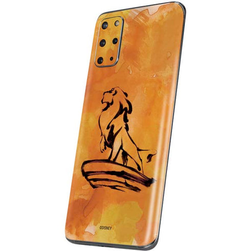 Disney The Lion King Mufasa Water Color Art Galaxy S20 Plus Skin