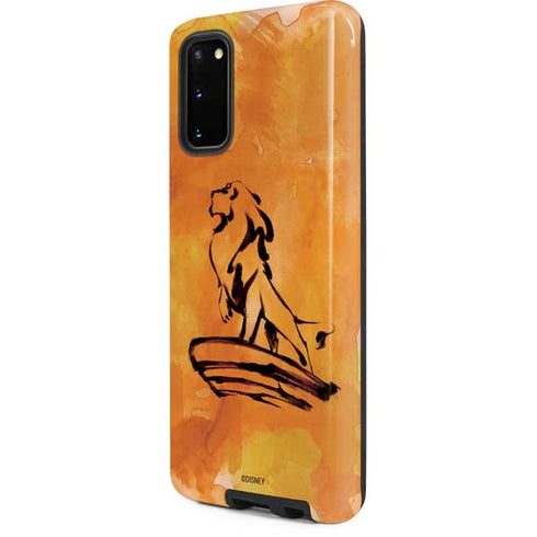 Disney The Lion King Mufasa Water Color Art Galaxy S20 Pro Case