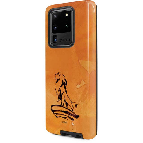 Disney The Lion King Mufasa Water Color Art Galaxy S20 Ultra 5G Pro Case