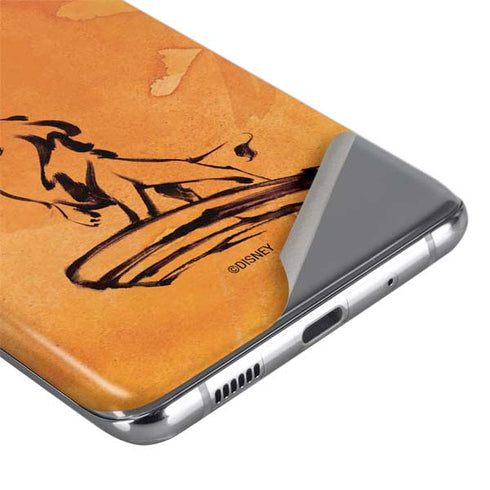 Disney The Lion King Mufasa Water Color Art Galaxy S20 Ultra 5G Skin