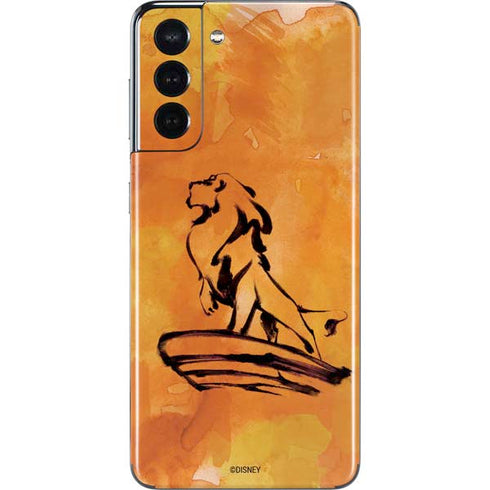 Disney The Lion King Mufasa Water Color Art Galaxy S21 5G Skin