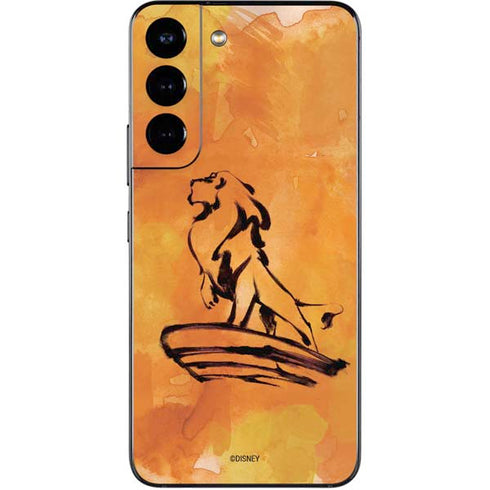 Disney The Lion King Mufasa Water Color Art Galaxy S22 Skin