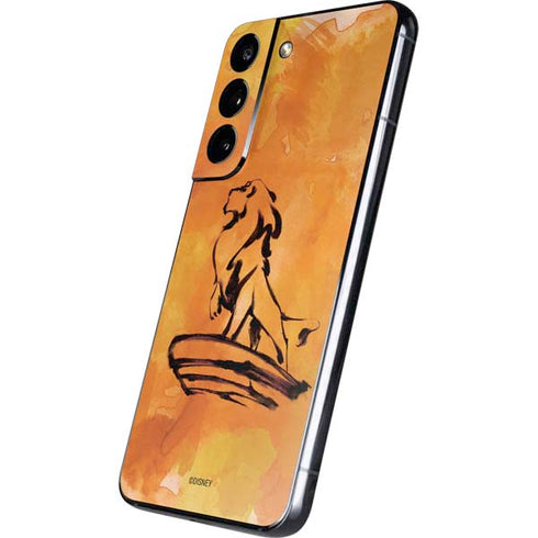Disney The Lion King Mufasa Water Color Art Galaxy S22 Skin