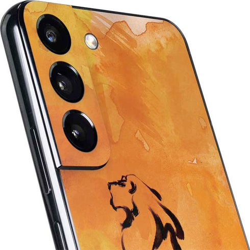 Disney The Lion King Mufasa Water Color Art Galaxy S22 Skin