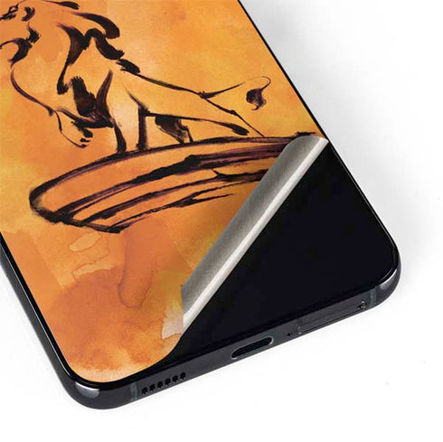 Disney The Lion King Mufasa Water Color Art Galaxy S22 Skin