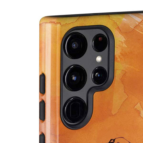 Disney The Lion King Mufasa Water Color Art Galaxy S22 Ultra Pro Case