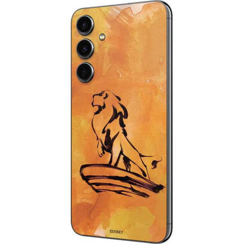 Disney The Lion King Mufasa Water Color Art Galaxy S23 FE Skin