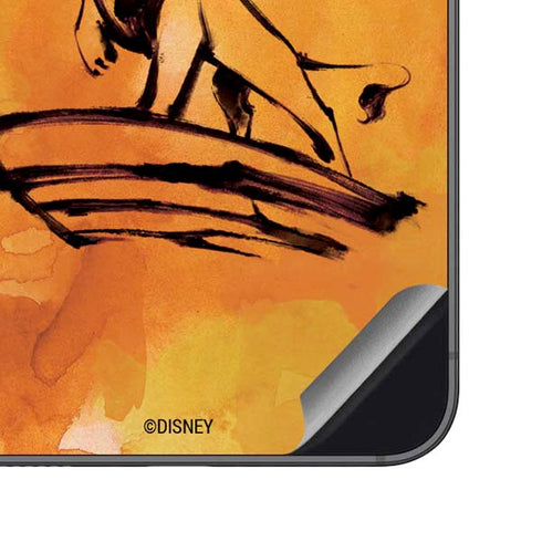 Disney The Lion King Mufasa Water Color Art Galaxy S23 FE Skin
