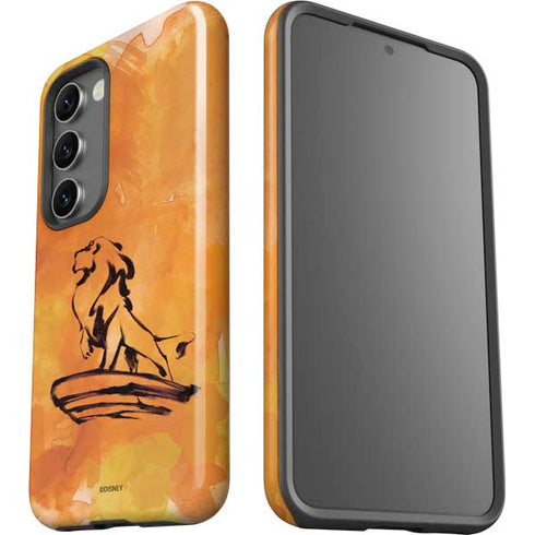 Disney The Lion King Mufasa Water Color Art Galaxy S23 Pro Case