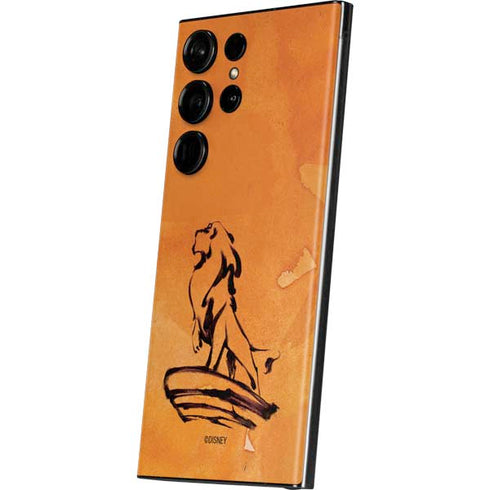 Disney The Lion King Mufasa Water Color Art Galaxy S23 Ultra Skin