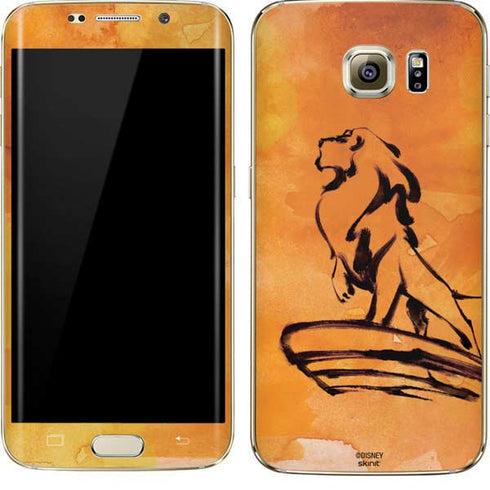 Disney The Lion King Mufasa Water Color Art Galaxy S7 Edge Skin