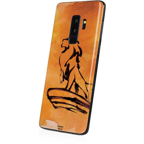 Disney The Lion King Mufasa Water Color Art Galaxy S9 Plus Skin