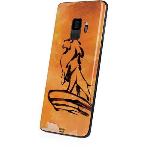 Disney The Lion King Mufasa Water Color Art Galaxy S9 Skin