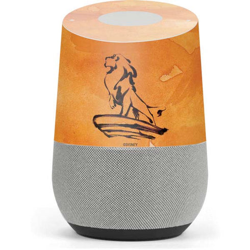 Disney The Lion King Mufasa Water Color Art Google Home Skin