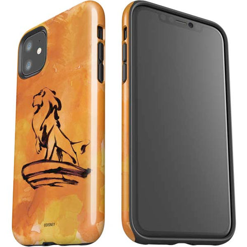 Disney The Lion King Mufasa Water Color Art iPhone 11 Impact Case