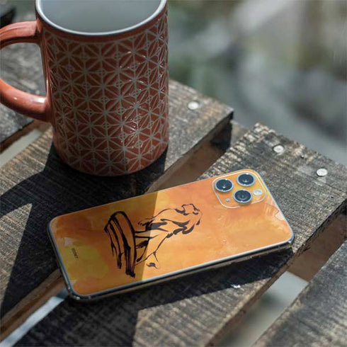 Disney The Lion King Mufasa Water Color Art iPhone 11 Pro Skin