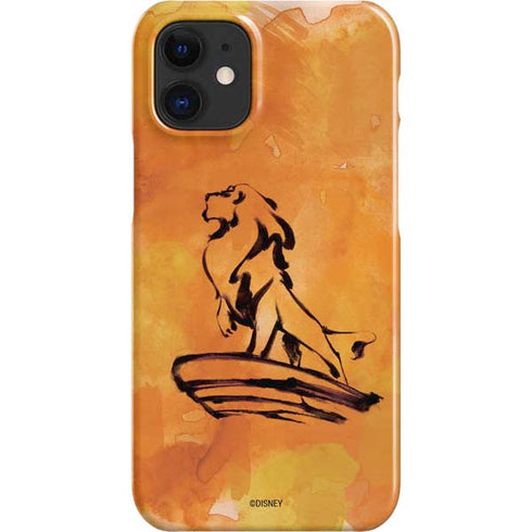 Disney The Lion King Mufasa Water Color Art iPhone 12 Mini Lite Case