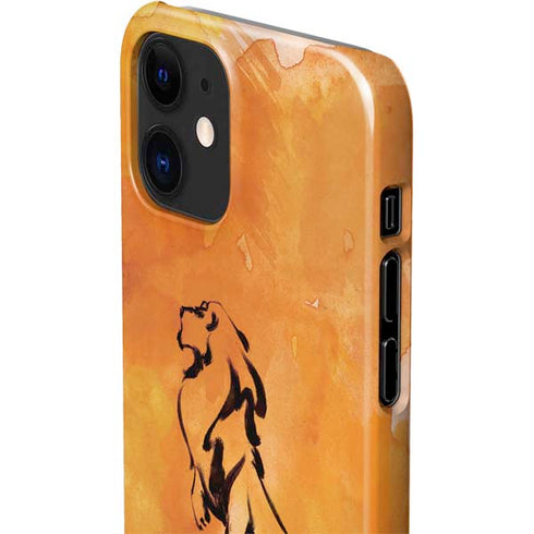 Disney The Lion King Mufasa Water Color Art iPhone 12 Mini Lite Case