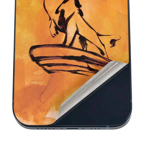 Disney The Lion King Mufasa Water Color Art iPhone 12 Mini Skin