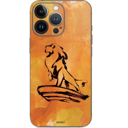 Disney The Lion King Mufasa Water Color Art iPhone 13 Pro Skin