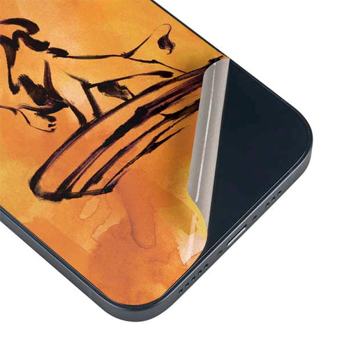 Disney The Lion King Mufasa Water Color Art iPhone 14 Plus Skin