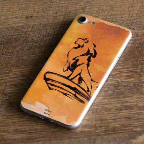 Disney The Lion King Mufasa Water Color Art iPhone 7 Skin