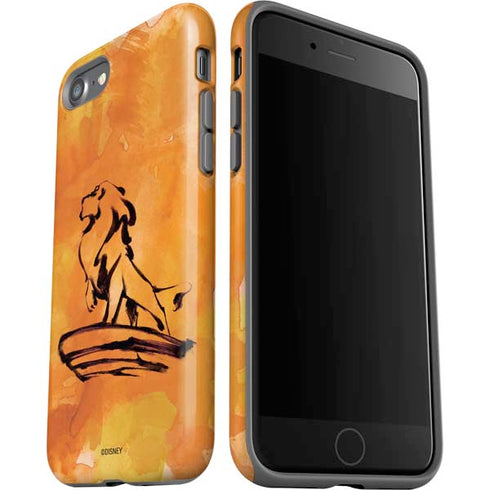 Disney The Lion King Mufasa Water Color Art iPhone SE (2nd & 3rd Gen) Pro Case