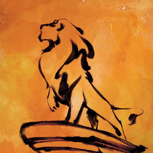 Disney The Lion King Mufasa Water Color Art iPhone XS Skin