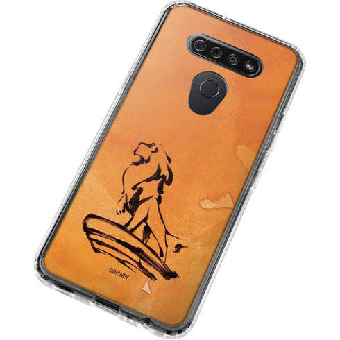 Disney The Lion King Mufasa Water Color Art LG K51/Q51 Clear Case