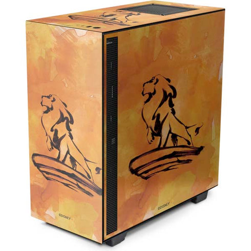 Disney The Lion King Mufasa Water Color Art NZXT H510 Compact ATX Mid-Tower Case Skin