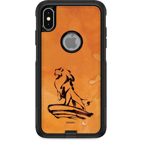 Disney The Lion King Mufasa Water Color Art Otterbox Commuter iPhone Skin