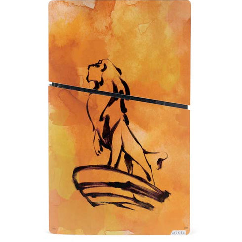 Disney The Lion King Mufasa Water Color Art PS5 Slim Digital Edition Bundle Skin