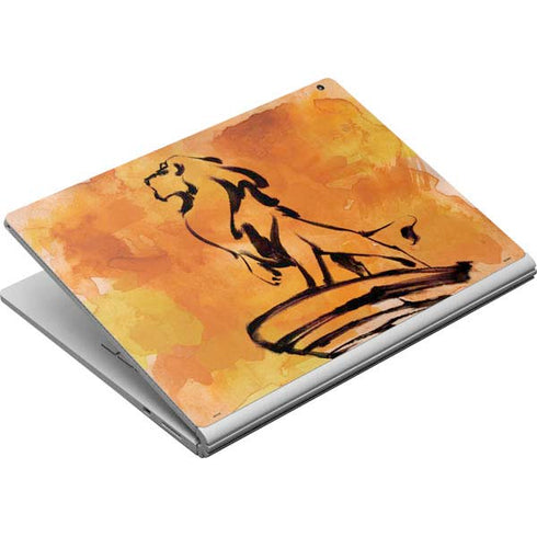 Disney The Lion King Mufasa Water Color Art Surface Book Skin