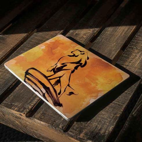 Disney The Lion King Mufasa Water Color Art Surface Laptop 2 Skin