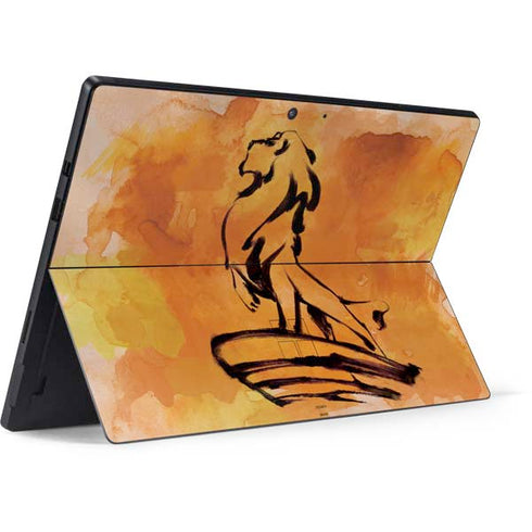 Disney The Lion King Mufasa Water Color Art Surface Pro 7 Skin