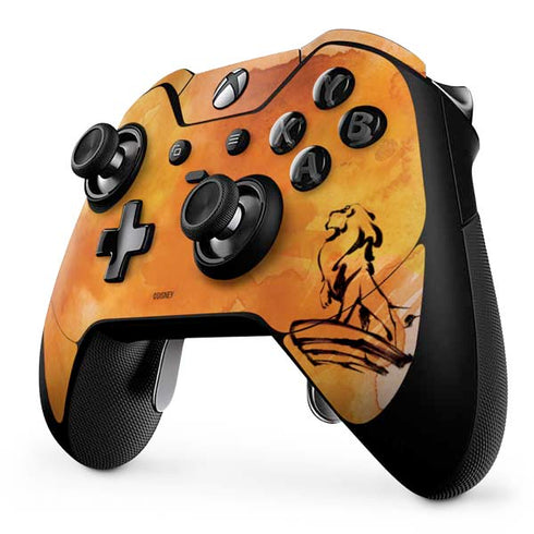 Disney The Lion King Mufasa Water Color Art Xbox One Elite Controller Skin