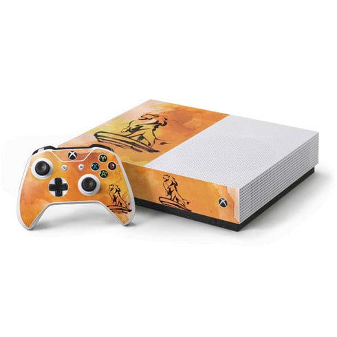 Disney The Lion King Mufasa Water Color Art Xbox One S All-Digital Edition Bundle Skin