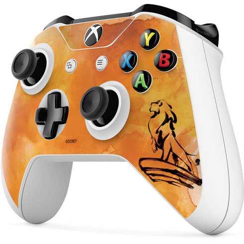 Disney The Lion King Mufasa Water Color Art Xbox One S Controller Skin