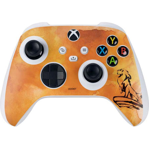Disney The Lion King Mufasa Water Color Art Xbox Series S Controller Skin