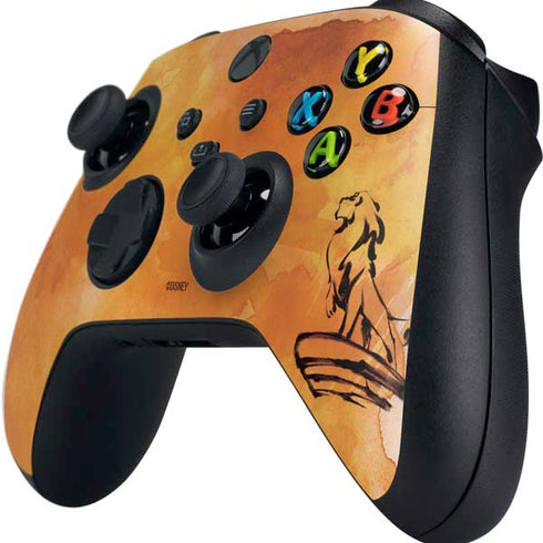 Disney The Lion King Mufasa Water Color Art Xbox Series X Controller Skin