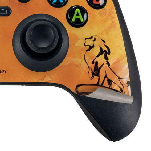 Disney The Lion King Mufasa Water Color Art Xbox Series X Controller Skin