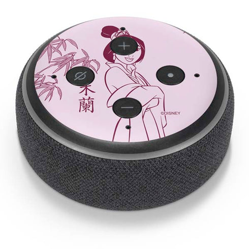 Disney Mulan Character Art Amazon Echo Dot Skin