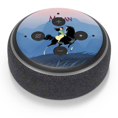 Disney Mulan Riding Khan Amazon Echo Dot Skin