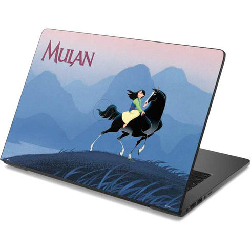 Disney Mulan Riding Khan Dell Chromebook Skin