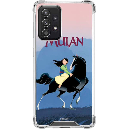 Disney Mulan Riding Khan Galaxy A52 5G Clear Case
