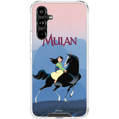 Disney Mulan Riding Khan Galaxy A54 5G Clear Case