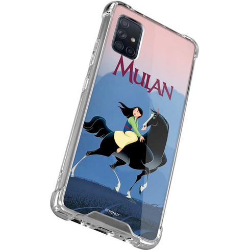 Disney Mulan Riding Khan Galaxy A71 5G Clear Case